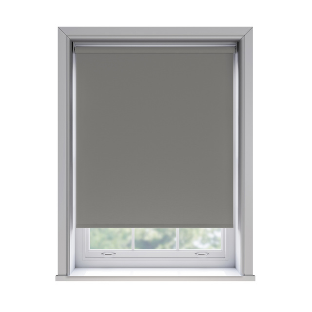 Bella Tropez blockout roller blind fitted in a window