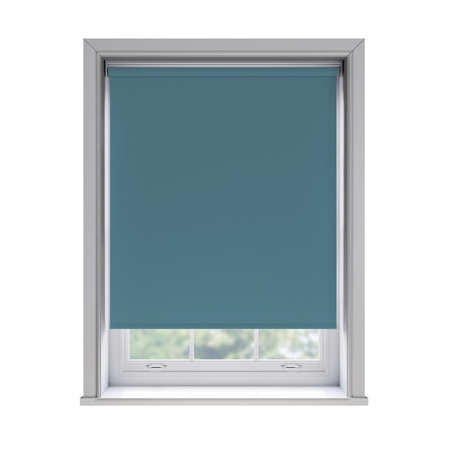 Bella Wave blockout roller blind fitted in a window