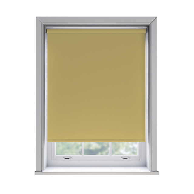 Bella Amalfi blockout roller blind fitted in a window