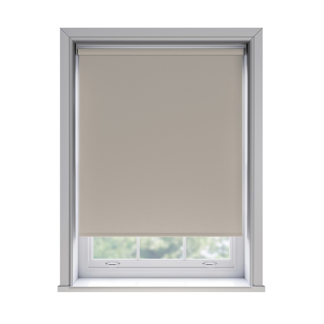 Bella Modesty blockout roller blind fitted in a window