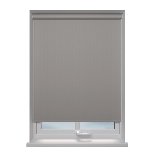 Como Blackout Nomad blackout roller blind fitted in a window