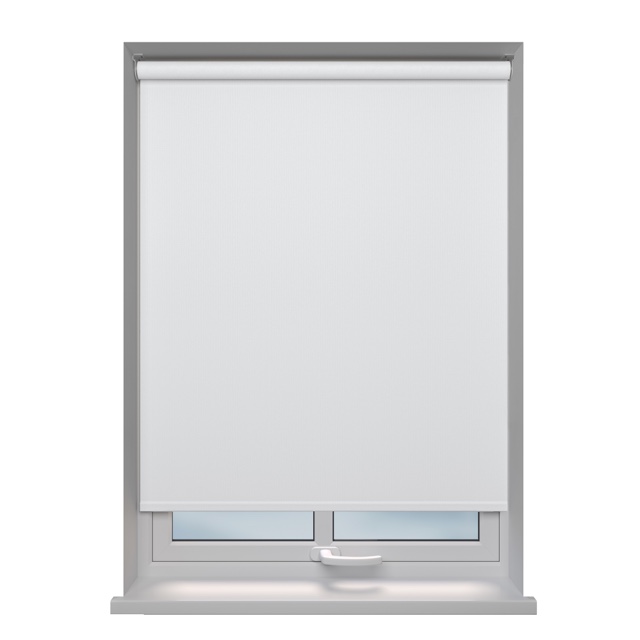 Como Blackout Bare blackout roller blind fitted in a window
