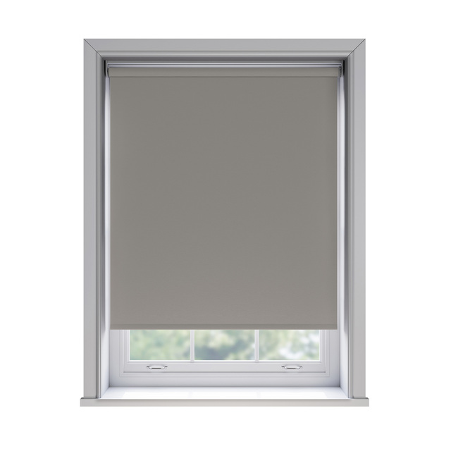 Bella Maylar blockout roller blind fitted in a window