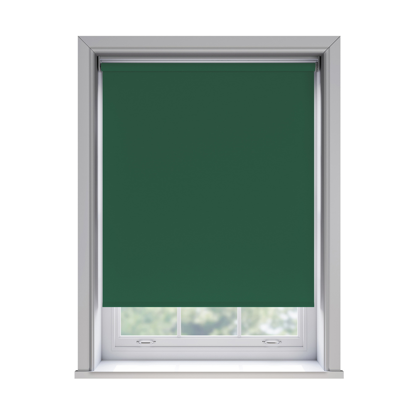 Bella Cacti blockout roller blind fitted in a window