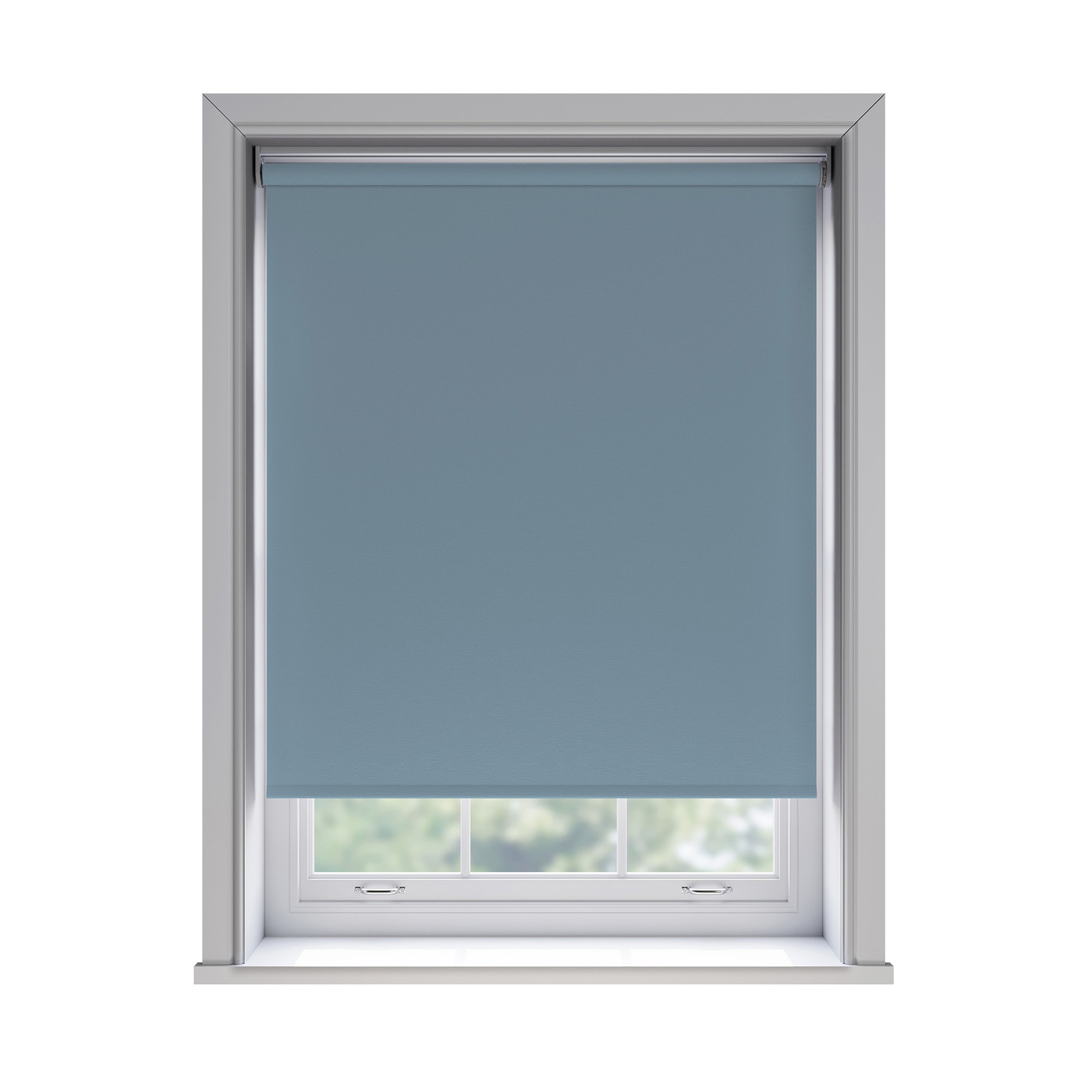 Bella Brittany blockout roller blind fitted in a window