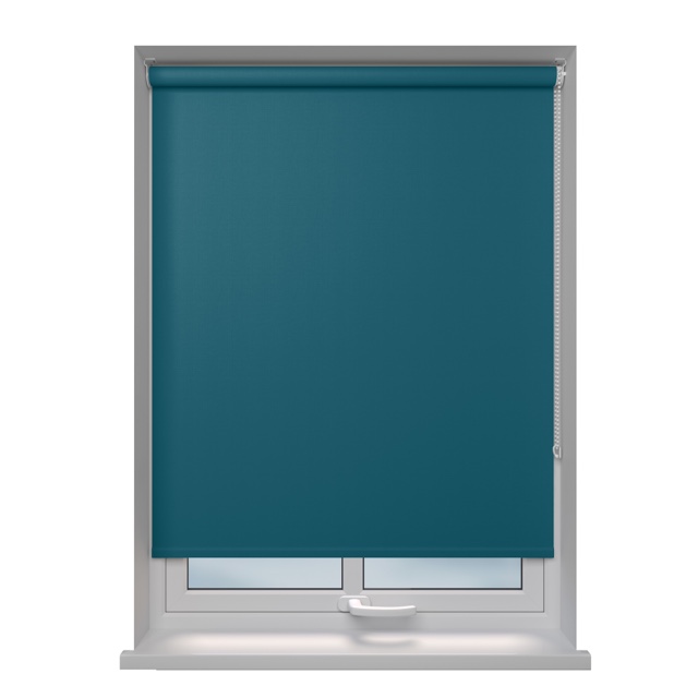 Como Blackout Curious blackout roller blind fitted in a window