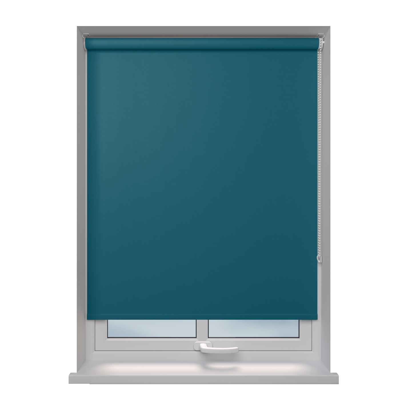 Como Blackout Curious blackout roller blind fitted in a window