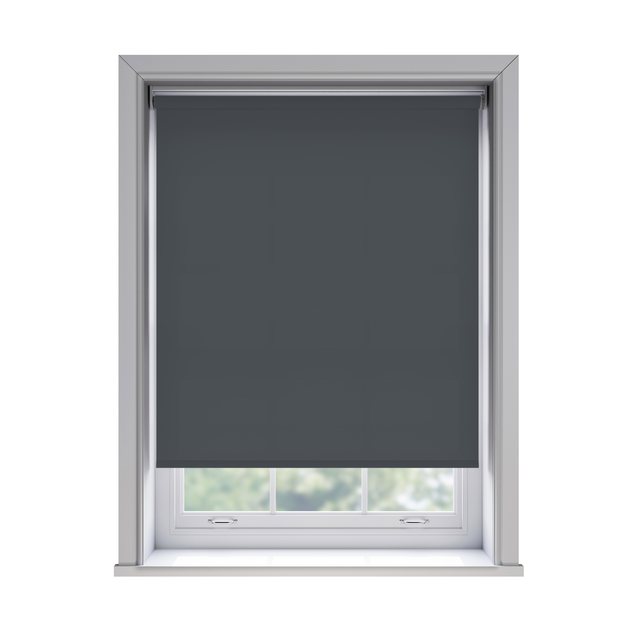 Splash Mono light filtration roller blind fitted in a white sash window