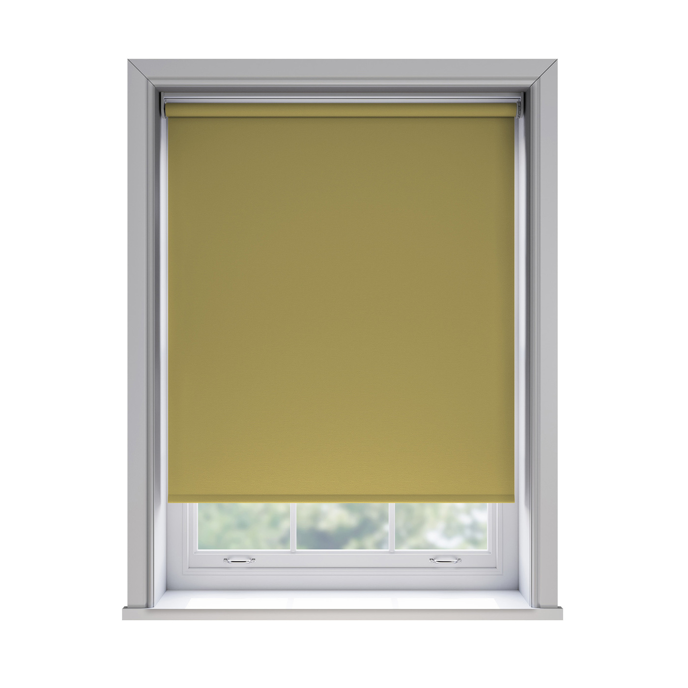 Bella Vine blockout roller blind fitted in a window