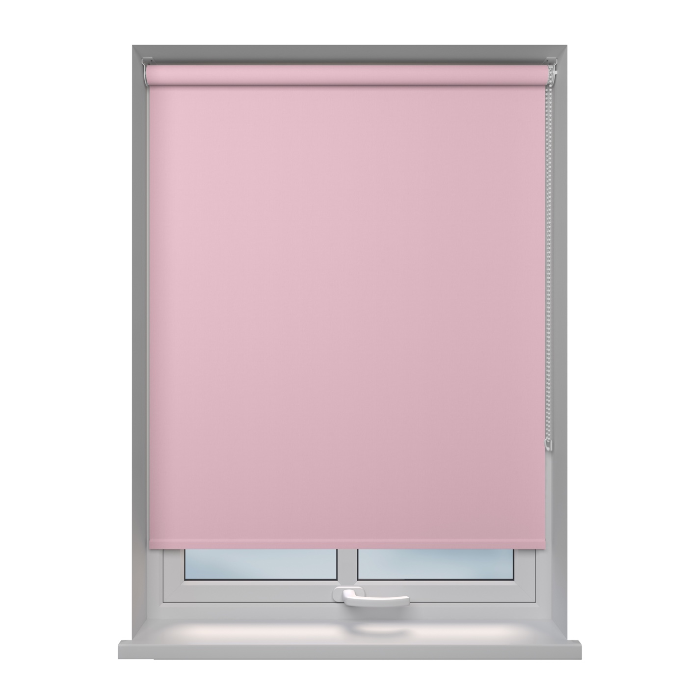 Como Blackout Sorbet blackout roller blind fitted in a window