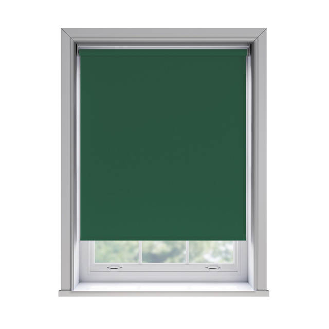 Bella Cacti blockout roller blind fitted in a window