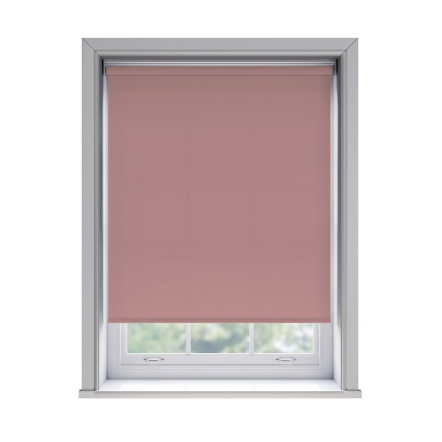 Splash Bossa light filtration roller blind fitted in a white sash window