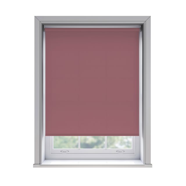 Splash Arcadia light filtration roller blind fitted in a white sash window