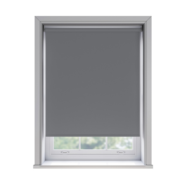 Bella Bullet blockout roller blind fitted in a window